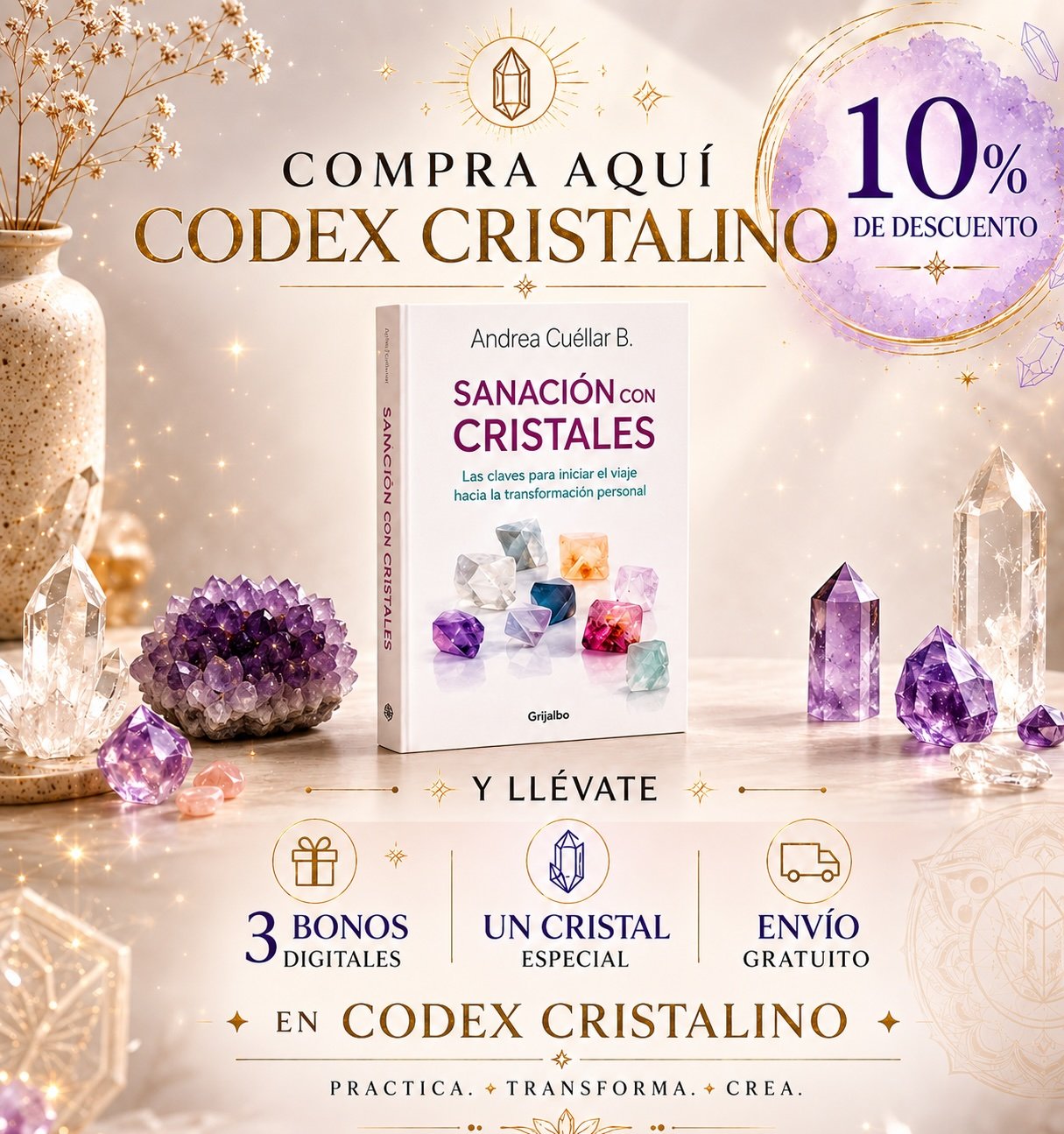 LIBRO – Sanación con Cristales (Edición de Bolsillo) – CODEX